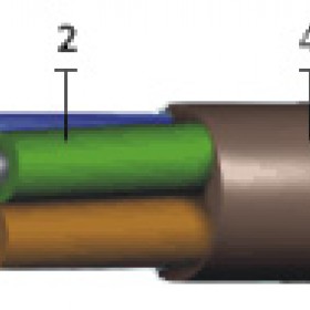 Кабель АВВГз (1 кВ) 2х10 (ож)