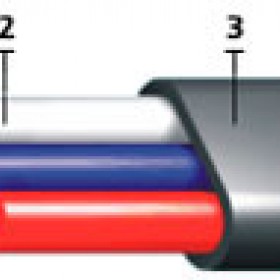 Кабель ВВГ-П-ХЛ (1кВ) 2х1,5 (ож)