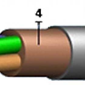 Кабель ВВГзнг 2х1,5 (ож)