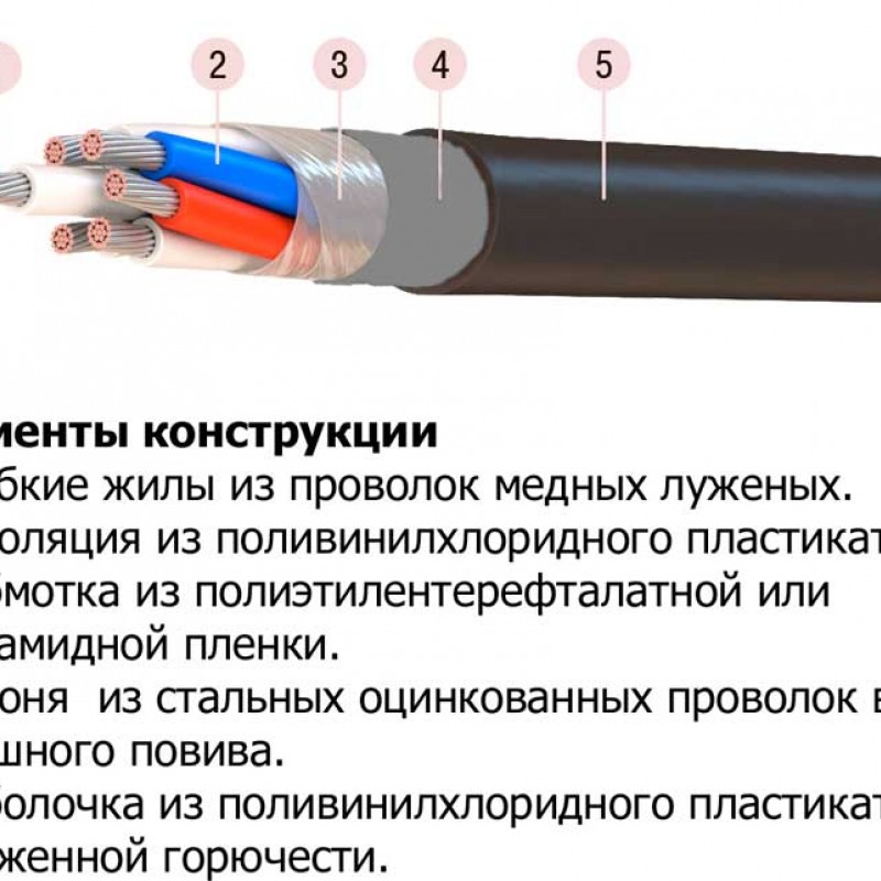 Кабель МККШВнг(А) 7х2х1,0